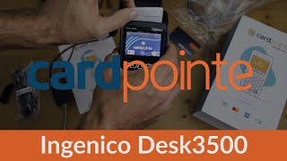 CardPointe Terminal Desk 3500 - Credit Card Terminal by CardConnect   Ingenico Desk3500 - Terminal