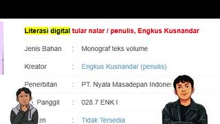 Tutorial OPAC ala " saya aslinya 2 orang"