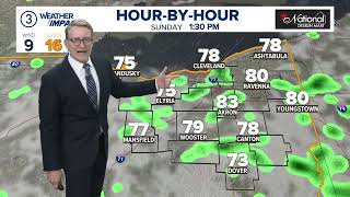 Greater Cleveland Weather Forecast | A warm Sunday with isolated pop-ups