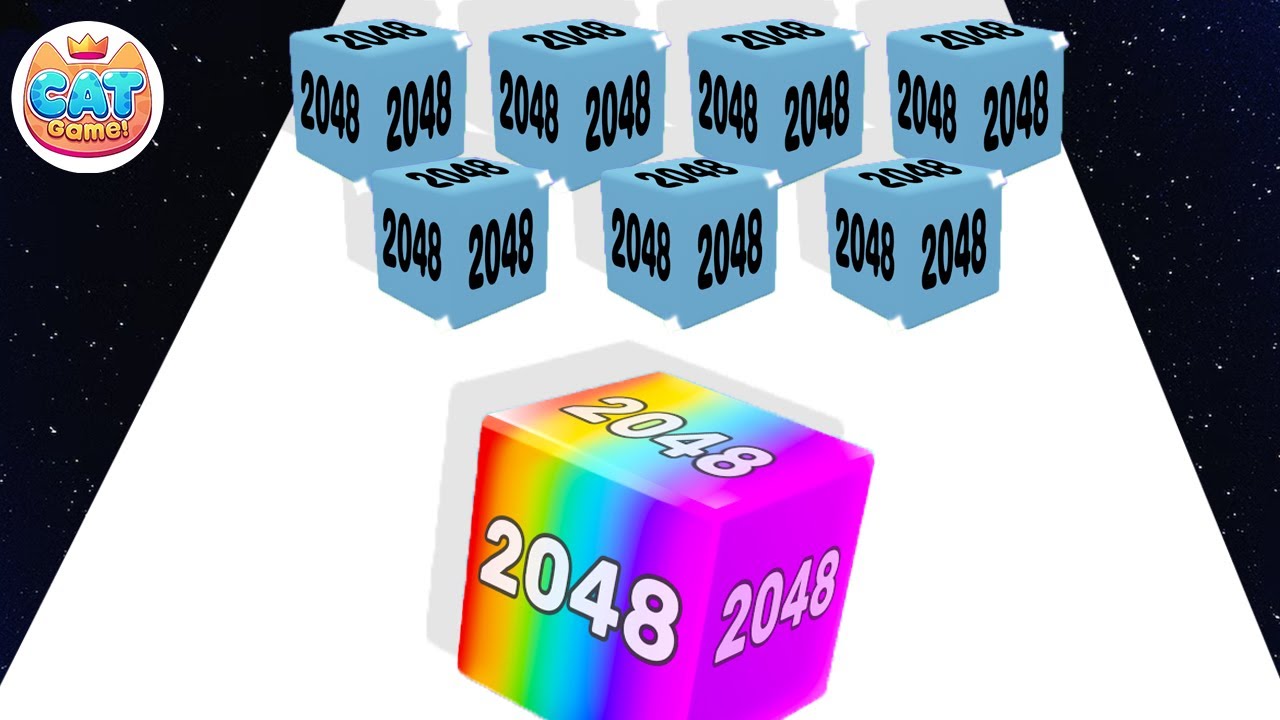 Cube Runner 2048 NOOB vs PRO vs GOD in Ball Merge 2048 Max Level - YouTube