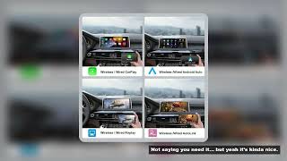 AUTOABC Wireless CarPlay For BMWX5 X6 F15 F16 F85 F86 F70 E71 E72 G05 G06 With Android Auto Mirror L