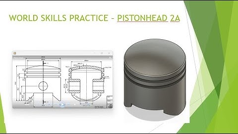 🚀 World Skills Mechanical Engineering CAD Competition  – Piston Head Design 2A | Speed/pressure Test