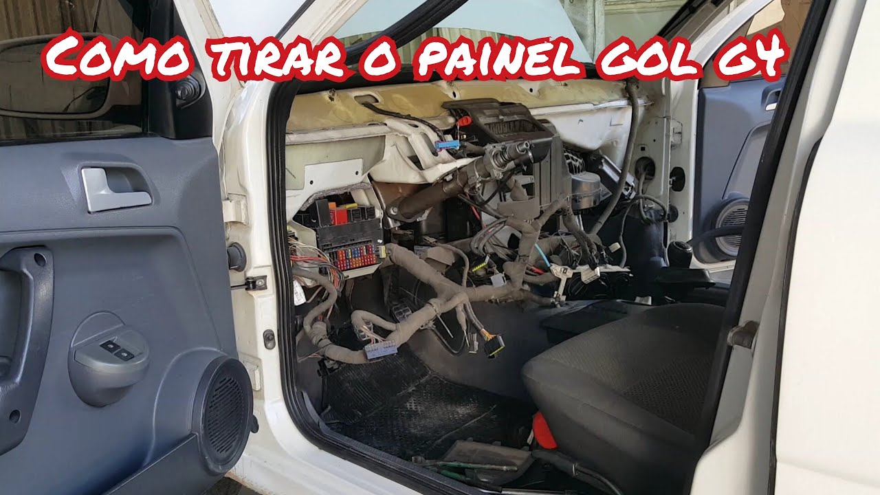 Como tirar o painel do gol g4 para troca do radiador do ar quente