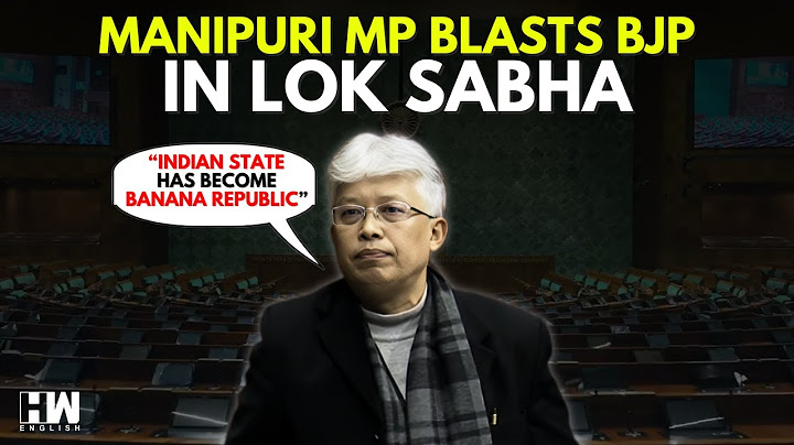 'Who Cares': Manipur MP Dr. Angomcha Bimol Akoijam Blasts BJP Over Manipur Unrest | Budget Session