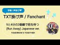 TXT 掛け声 응원법【9と4分の3番線で君を待つ(Run Away) [Japanese ver.] 日本語ver.】 字幕 / 声あり  TXT FANCHANT GUIDE