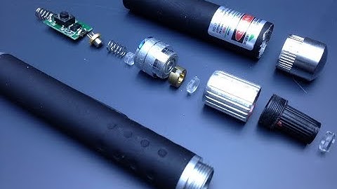 Complete 532nm Green Ebay Laser Pointer Teardown + Optical Mod Q&A