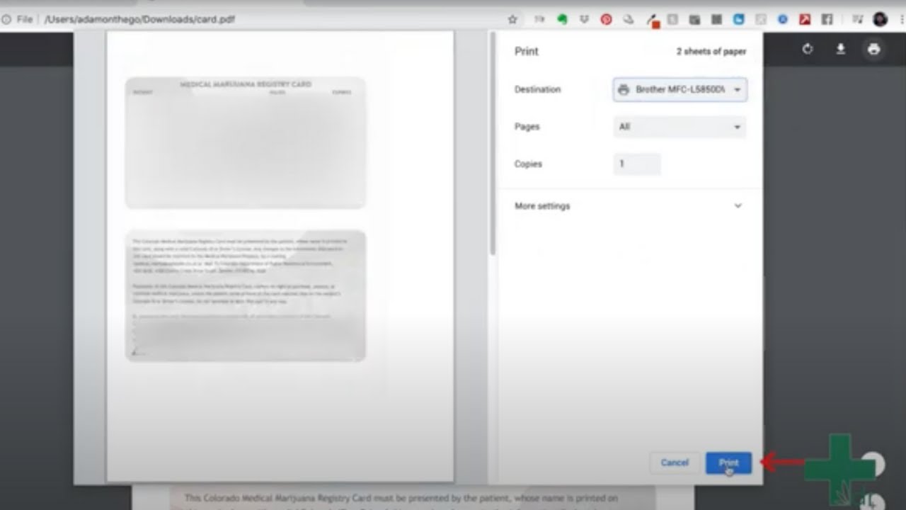 How to Print Your MMJ Card and Check Your Status