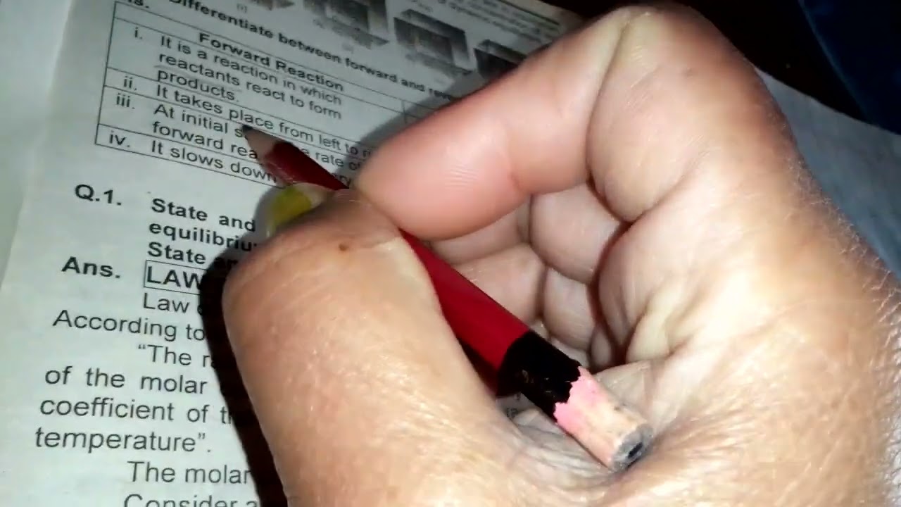 10th chemistry ch 09 difference between forward and reverse reaction