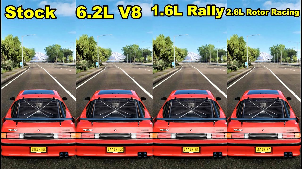 Forza Horizon 4 - 1985 MAZDA RX-7 GSL-SE | All Engine Swap Top Speed Battle