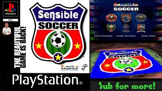 Sensible Soccer – PlayStation (PS1) Gameplay | Classic Retro Soccer Game