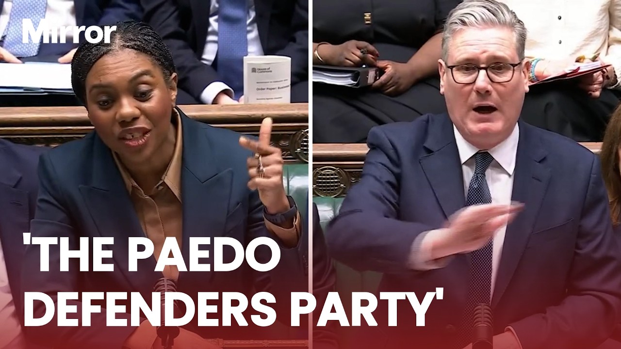 Tories claim Labour are known as 'the paedo defenders party' in FIERY PMQs clash