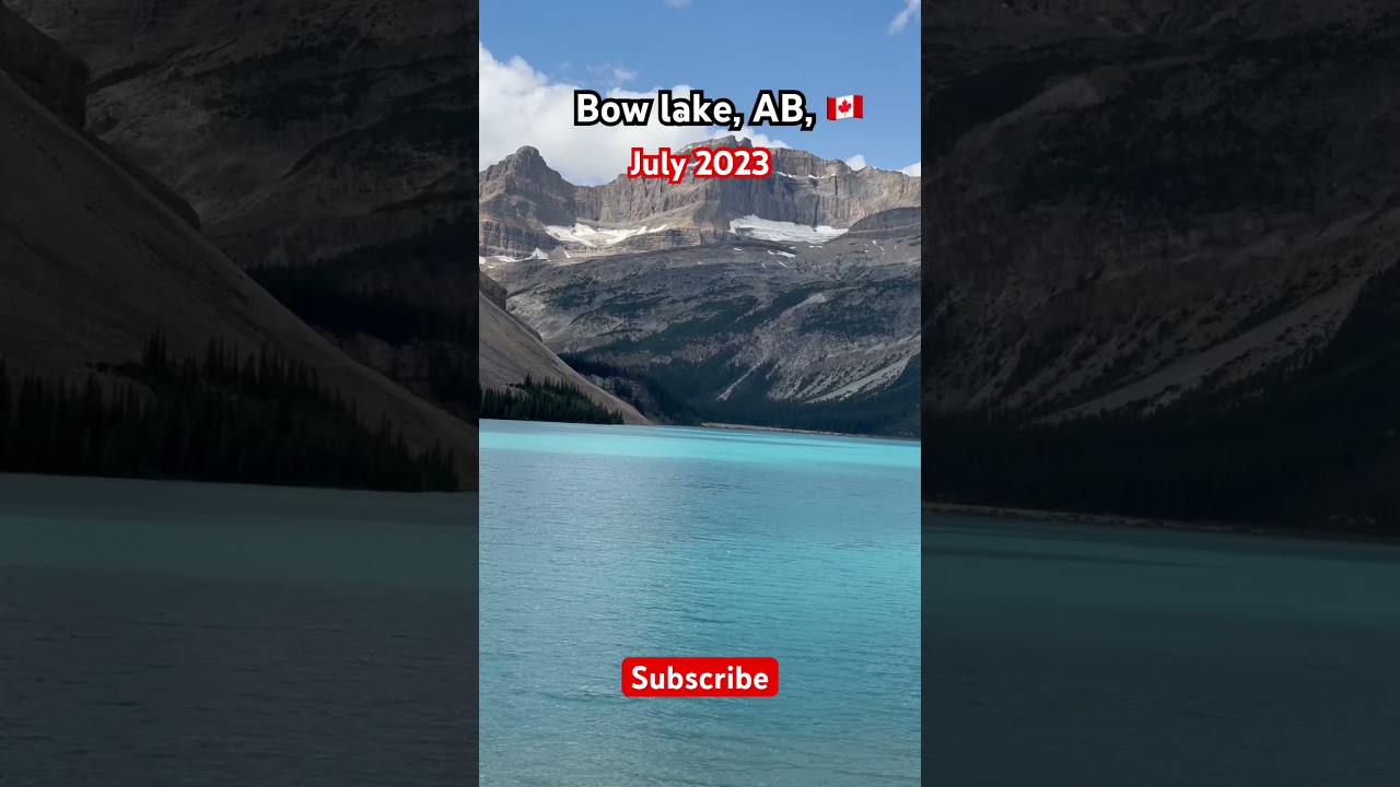 Bow lake, Jasper National Park, Alberta, Canada 