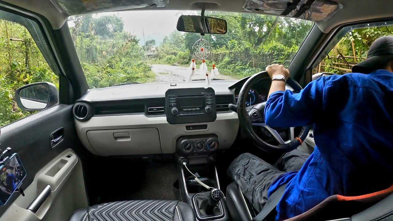 Reversing on a Remote Path | Asmr Driving | Maruti ignis | Siang | Jungle.