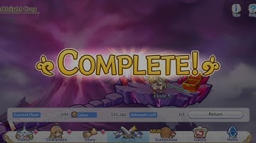 [Princess Connect! Re:Dive (Global)] Darkblight Crag (Extreme II Dungeon) with 5* Yui and Misato