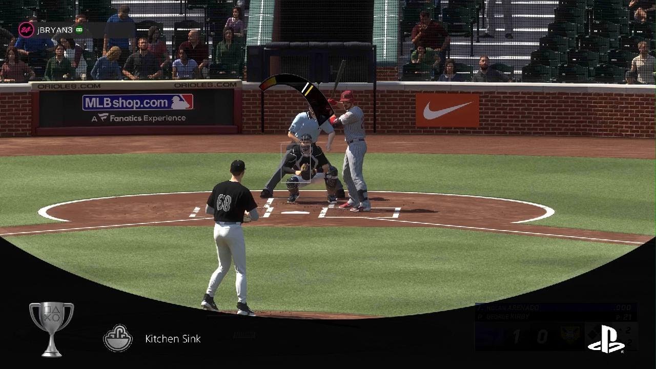 MLB The Show 24 Kitchen Sink  Trophy