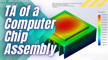 SolidWorks 2025 Tutorial for Beginners #35 | TA of a Computer Chip in SolidWorks-آموزش سالیدورکس