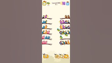 bird sort color game level 541 #games #gamedesign #gameartdesign #gamedesigning #gamelevel #gameartw