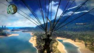 Just Cause 2 Taking out a windmill