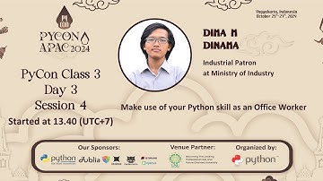 Day 3 Class #3 - 4C Session 4 - Pycon APAC 2024