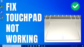 how to fix touchpad not working on windows 10