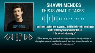 Shawn Mendes  This Is What It Takes lirik Dan Terjemahan Indonesia