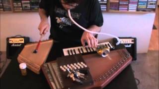 A.J. Herring at Apartment Music 23 autoharp psaltery melodica experimental improv