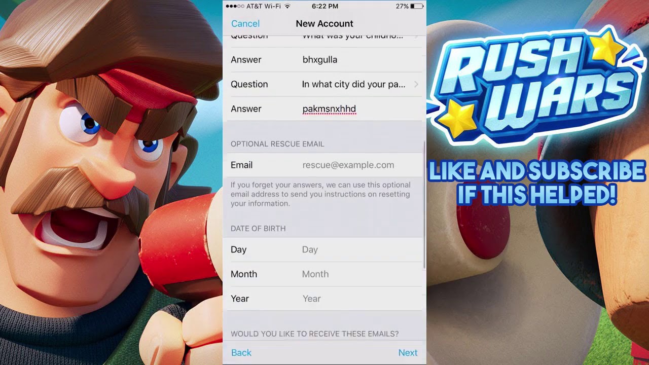 How to Download RUSH WARS in IOS LINK IN DESCRIPTION!!!