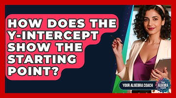 How Does The Y-intercept Show The Starting Point? - Your Algebra Coach