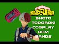 Shoto Todoroki Arm Bands Cosplay - My Hero Academia - DIY