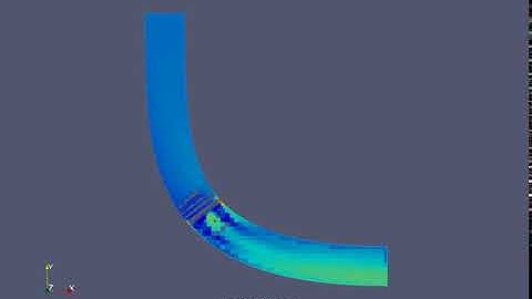 Transient simulation of flow over a throttle body