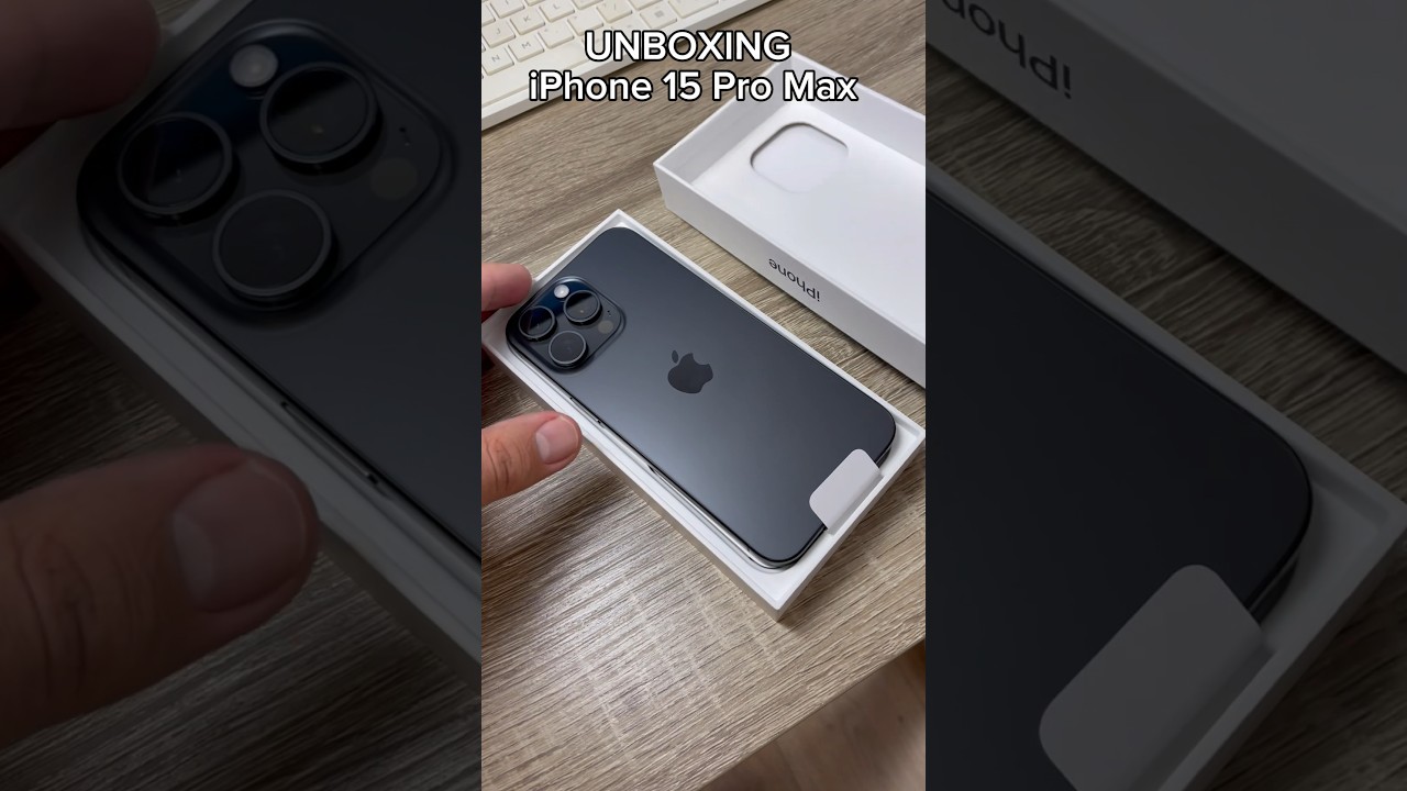 iPhone 15 Pro Max Quick Unboxing #iphone #iphone15promax #unboxing #reels