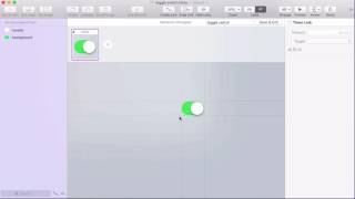 Design a simple toggle switch behavior