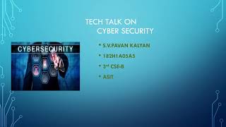 Cyber Security Ppt