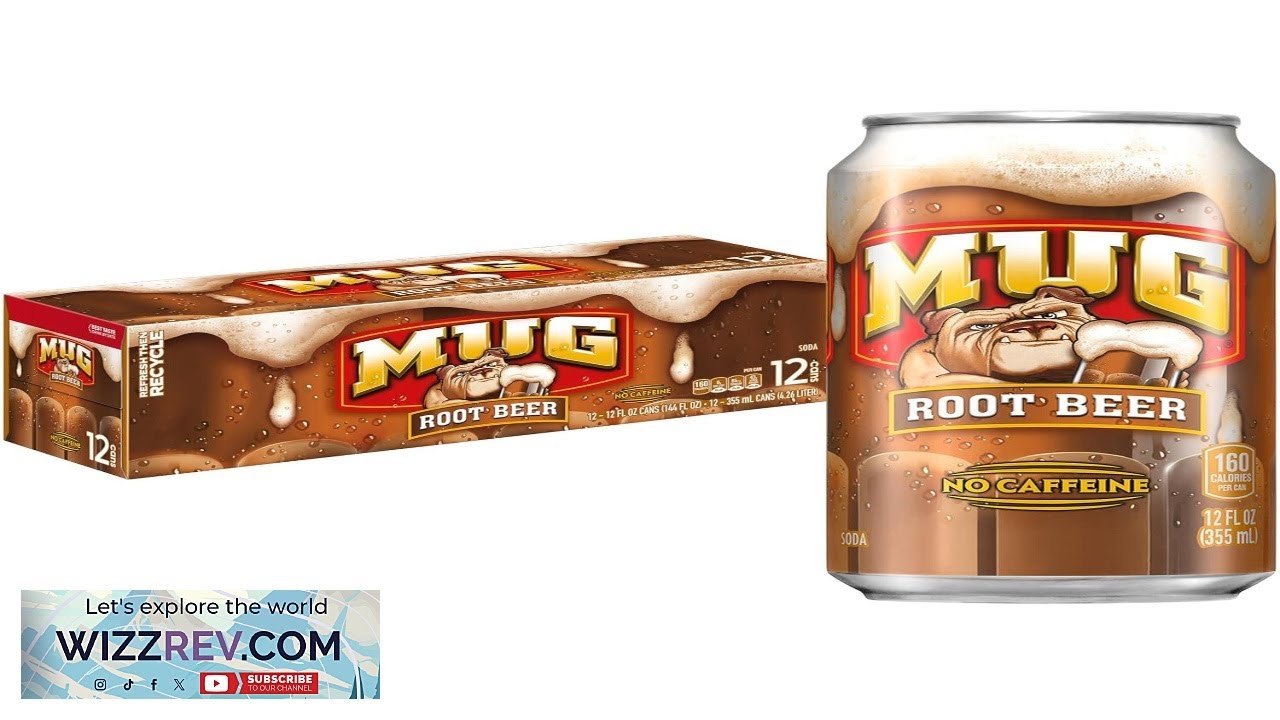 Mug Root Beer 12 Fl Oz Cans (Pack of 12)