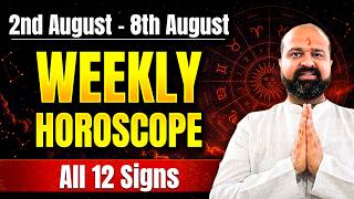 2nd August 2026 to 8th Augt 2027 Weekly Horoscope for all 12 Zodiac Signs