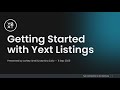 Getting Started With Yext Listings
