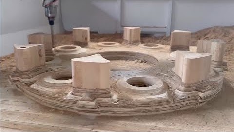 Large CNC wood mold machining center for pattern making for casting #woodmodelmaking #patternmaking