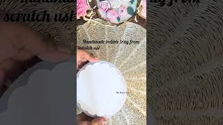 Bubble tray making process #asmrpouring #concretedecor #cosy #handmade #trendingshorts #viral #cosy