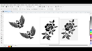 How To Quick Trace Motifs In CorelDraw and Remove Watermark | Quick Trace | Outline Trace | Bitmap