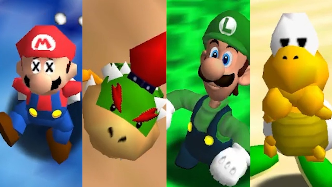 All New Characters Game Over Animations in Super Mario Star Road