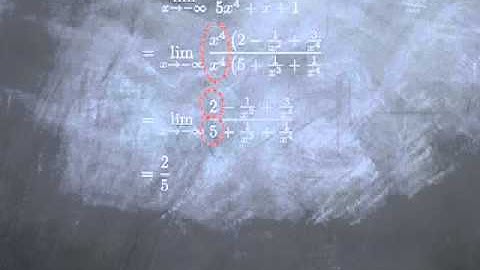 M2: infinite limits and limits at infinity VI: finding horizontal asymptotes