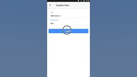 Ionic 4 example app - Ionic Framework 4 is here!
