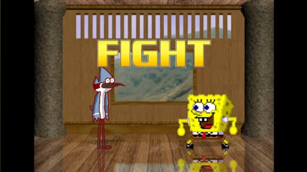 Mordecai vs. SpongeBob | Regular Show vs. SpongeBob Squarepants | M.U.G.E.N