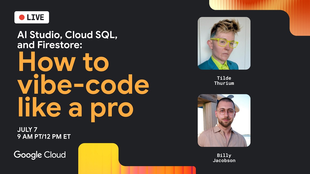 AI Studio, Cloud SQL, and Firestore: How to vibe-code like a pro