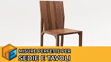 Quanto misura una sedia?