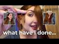 So I tried Brad Mondo's DIY Butterfly Haircut...(desperate) | Process + Results | Vlogmas Day 5