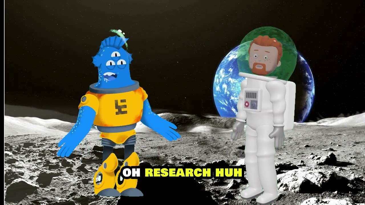 "Alien adventure  on the Moon: Funniest Astronaut encounter!"