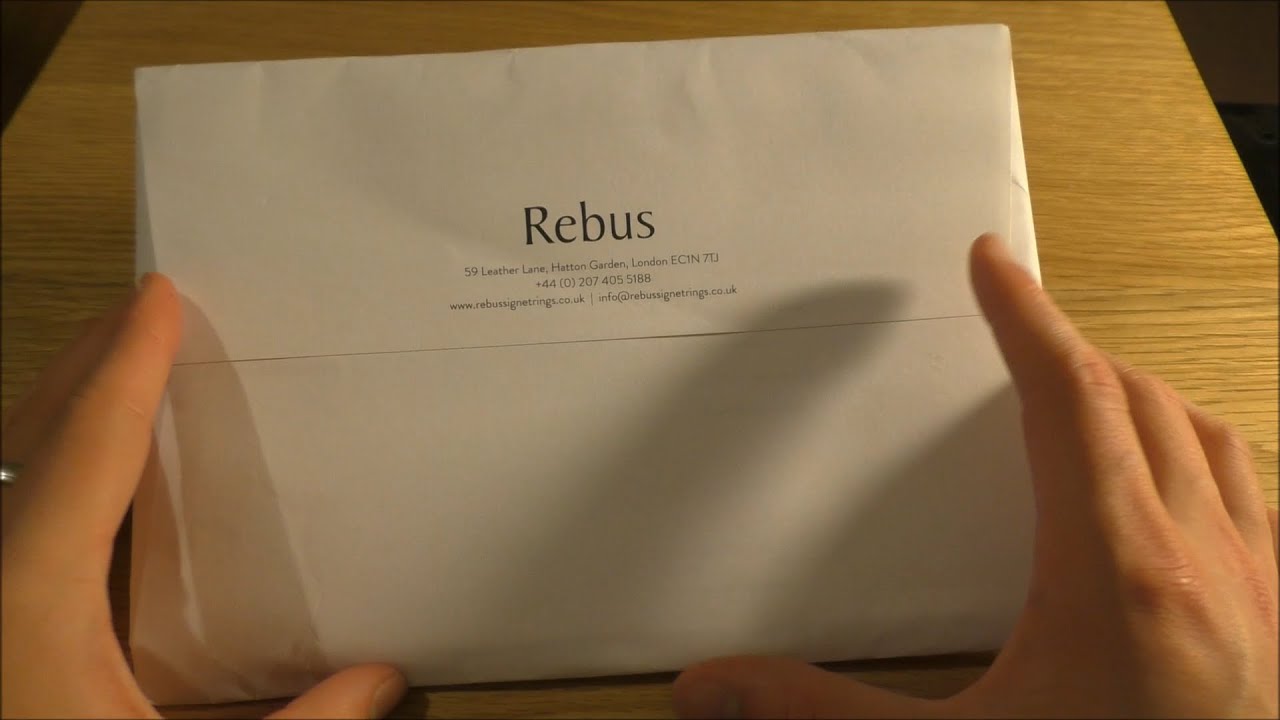 ASMR | Rebus Signet Ring Welcome Pack - Sizing Finger