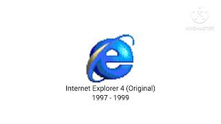 Celebrity Evolution of Internet Explorer Logo Wealth