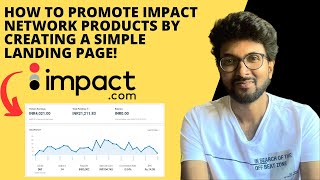 How to Promote impact network products by creating a simple landing page